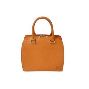 LOUIS VUITTON Pont Neuf handbag Epi leather mandarin accents